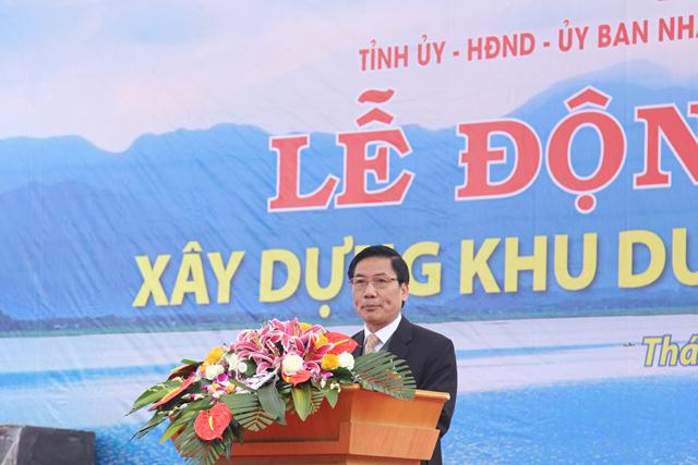 Thái Nguyên: Lễ động thổ khởi công xây dựng khu du lịch tâm linh Hồ Núi Cốc