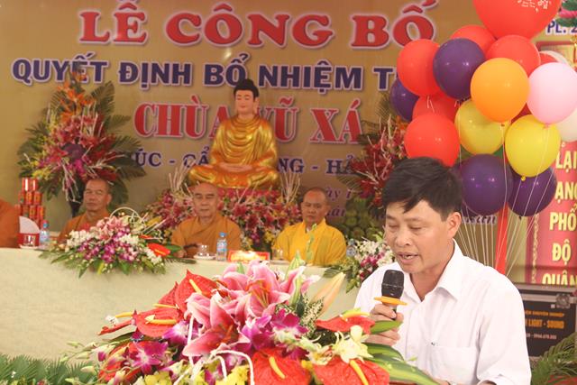 Hải Dương: Lễ công bố quyết định bổ nhiệm trụ trì chùa Vũ Xá
