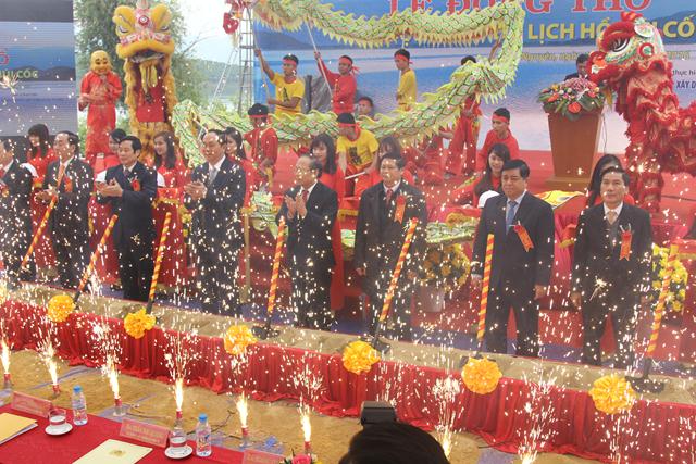 Thái Nguyên: Lễ động thổ khởi công xây dựng khu du lịch tâm linh Hồ Núi Cốc