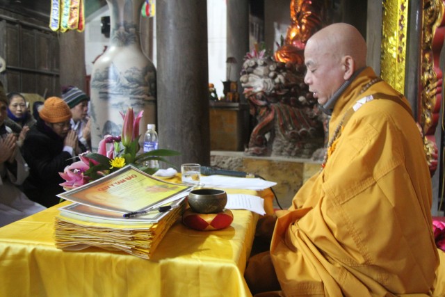 Thái Bình: Phật tử về chùa Phúc Hậu quy y