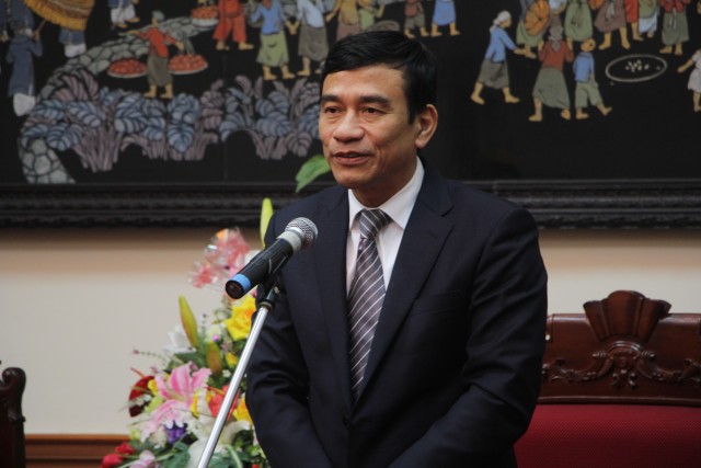 Thái Bình: Ban Trị Sự Phật Giáo tỉnh thăm, chúc Tết các cơ quan, dự hội nghị gặp mặt tôn giáo