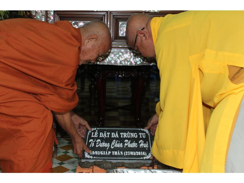 Phật Giáo Sa Đéc: Đặt Đá Xây Dựng Nhà Tổ Ni - Chùa Phước Huệ