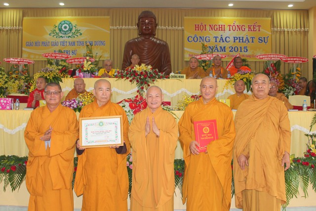 Bình Dương: Hội nghị tổng kết công tác Phật sự 2015