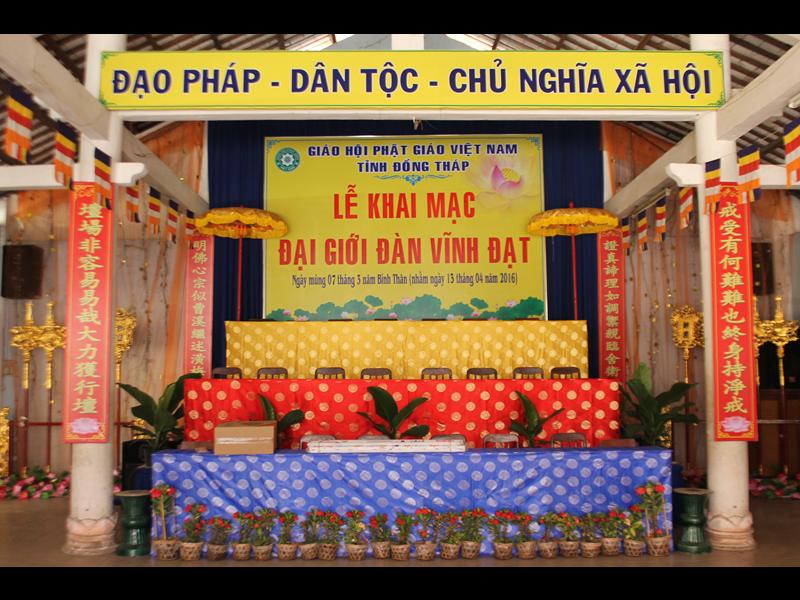 Đồng Tháp: Chuẩn Bị Công Tác Đại Giới Đàn Đã Hoàn Tất