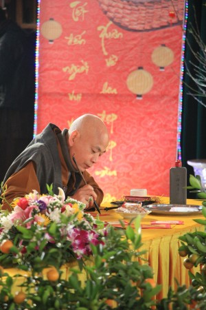 Thái Bình: Không khí đón Xuân tại chùa Từ Xuyên trong ngày Mồng Một Tết