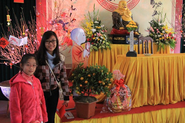 Thái Bình: Không khí đón Xuân tại chùa Từ Xuyên trong ngày Mồng Một Tết