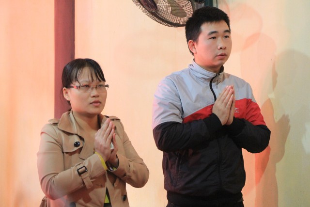 Thái Bình: Không khí đón Xuân tại chùa Từ Xuyên trong ngày Mồng Một Tết