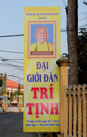Bình Dương:Trước giờ khai mạc Đại Giới Đàn Trí Tịnh