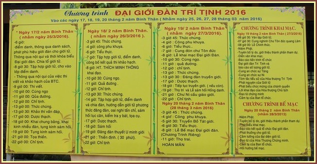 Bình Dương: Dấu ấn Đại Giới Đàn Trí Tịnh 2016