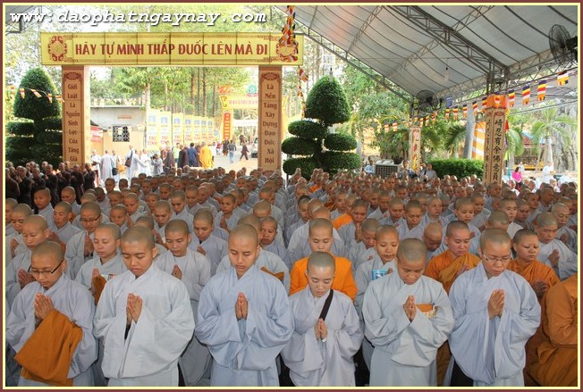 Bình Dương: 891 giới tử tham dự Đại Giới Đàn Trí Tịnh