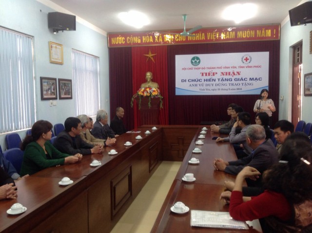Vĩnh Phúc: Phật tử chùa Tích Sơn tham gia hiến tặng giác mạc