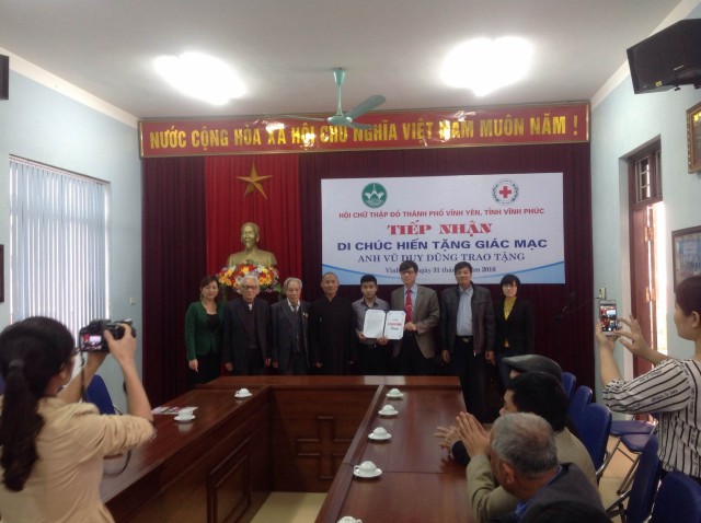 Vĩnh Phúc: Phật tử chùa Tích Sơn tham gia hiến tặng giác mạc