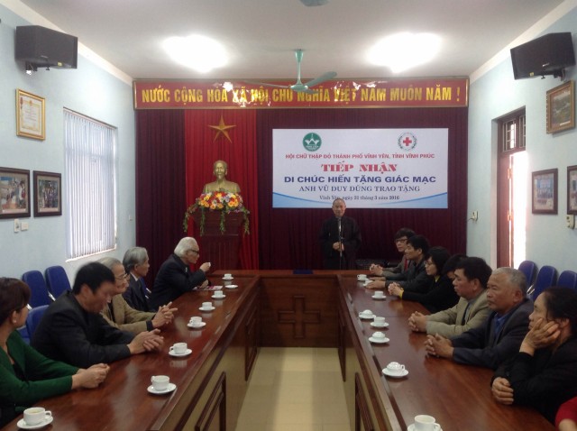 Vĩnh Phúc: Phật tử chùa Tích Sơn tham gia hiến tặng giác mạc