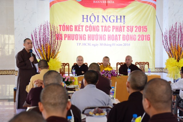 TP. HCM: Ban Văn hóa tổng kết công tác Phật sự 2015 và phương hướng hoạt động 2016