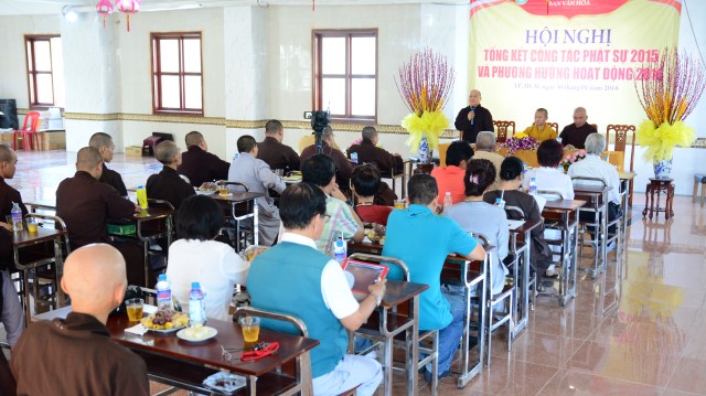 TP. HCM: Ban Văn hóa tổng kết công tác Phật sự 2015 và phương hướng hoạt động 2016