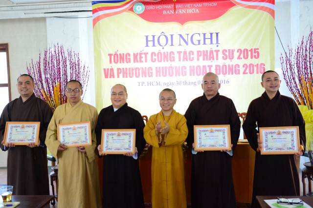TP. HCM: Ban Văn hóa tổng kết công tác Phật sự 2015 và phương hướng hoạt động 2016