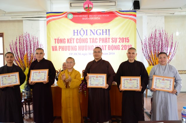 TP. HCM: Ban Văn hóa tổng kết công tác Phật sự 2015 và phương hướng hoạt động 2016
