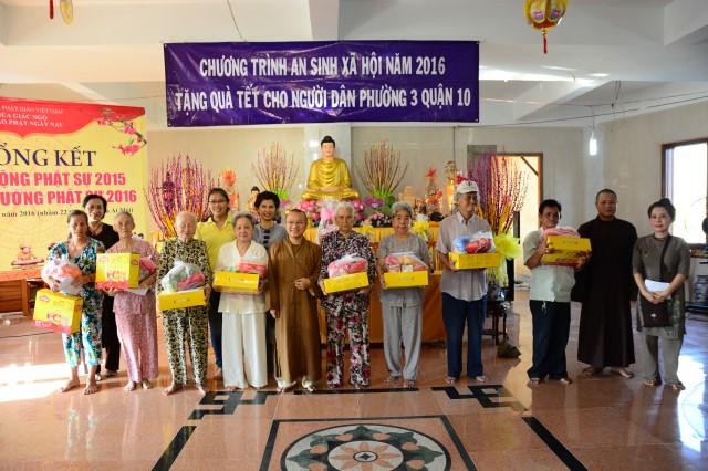 Chùa Giác Ngộ: Lễ tổng kết các hoạt động Phật sự 2015 và phương hướng Phật sự 2016