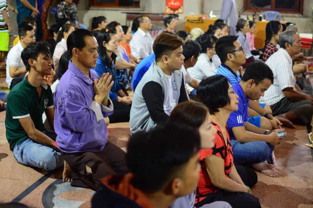 Chùa Giác Ngộ: Lễ đón giao thừa mừng xuân Bính Thân 2016