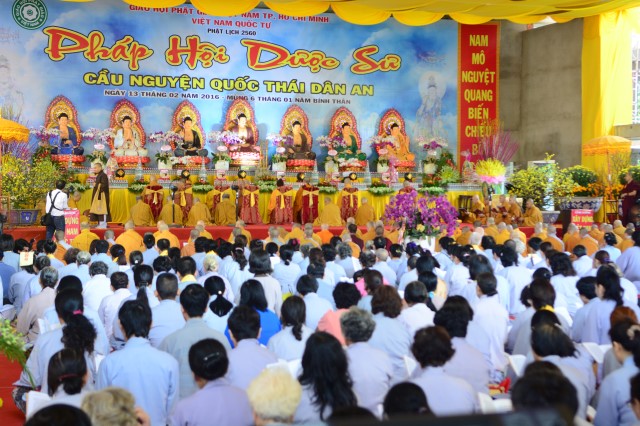 TP. HCM: Trang nghiêm pháp hội Dược Sư – Tiêu tai diên thọ tại Việt Nam Quốc Tự