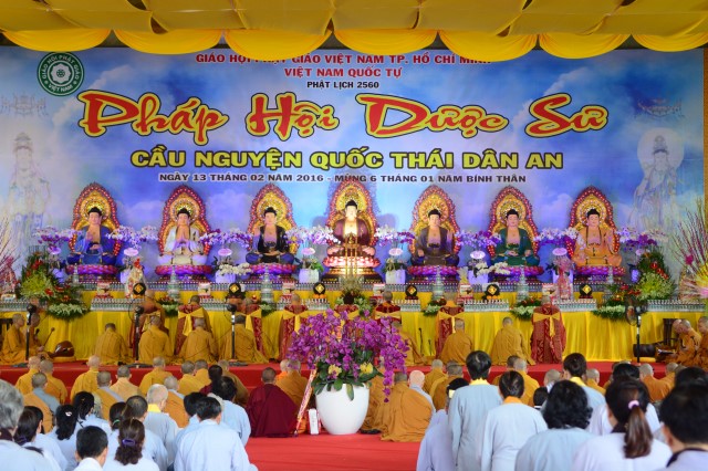 TP. HCM: Trang nghiêm pháp hội Dược Sư – Tiêu tai diên thọ tại Việt Nam Quốc Tự