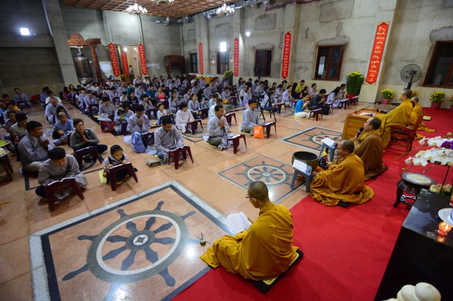 Chùa Giác Ngộ: Lễ quy y Tam Bảo đầu xuân Bính Thân 2016