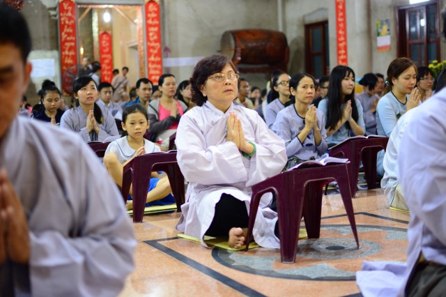 Chùa Giác Ngộ: Lễ quy y Tam Bảo đầu xuân Bính Thân 2016
