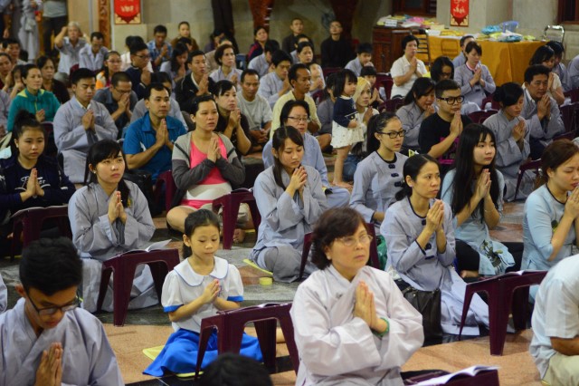 Chùa Giác Ngộ: Lễ quy y Tam Bảo đầu xuân Bính Thân 2016