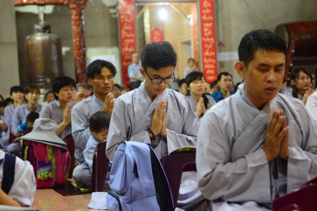 Chùa Giác Ngộ: Lễ quy y Tam Bảo đầu xuân Bính Thân 2016