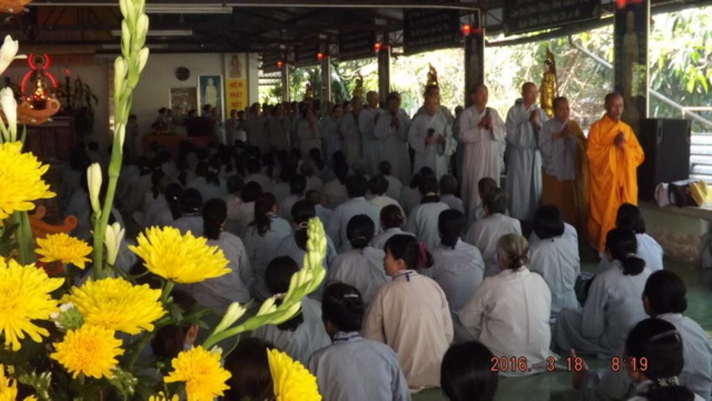 Chùa Linh Sơn Pháp Ấn: Khóa tu niệm Phật kỳ II năm 2016