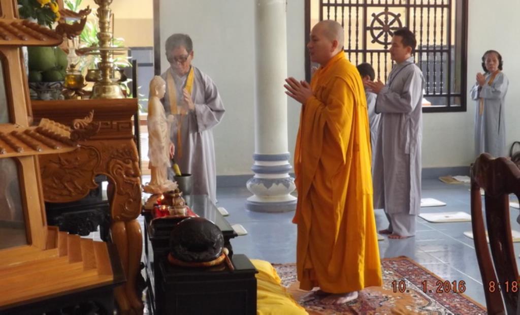 Đạo tràng Bát Quan Trai chùa Đức Hòa tổng kết cuối năm