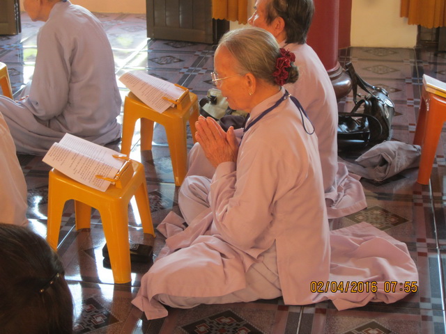 Khánh Hòa: Khóa tu Bát quan trai kỳ IV ở Tịnh xá Ngọc Sơn.