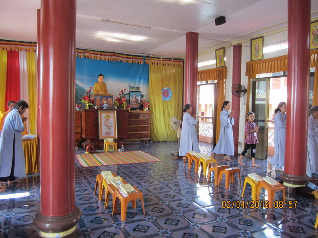 Khánh Hòa: Khóa tu Bát quan trai kỳ IV ở Tịnh xá Ngọc Sơn.