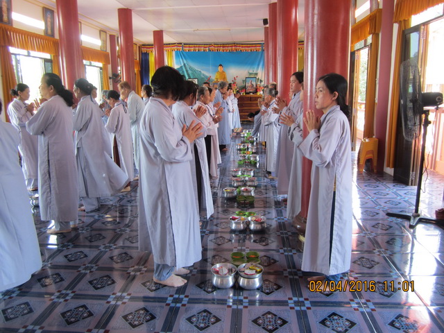 Khánh Hòa: Khóa tu Bát quan trai kỳ IV ở Tịnh xá Ngọc Sơn.