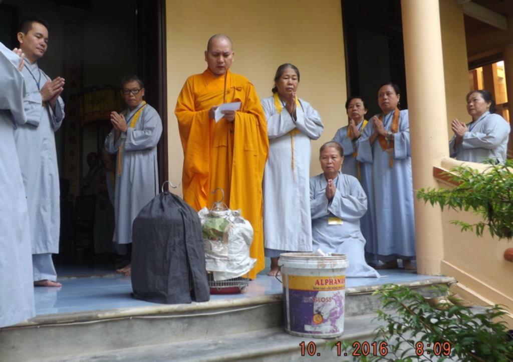Đạo tràng Bát Quan Trai chùa Đức Hòa tổng kết cuối năm