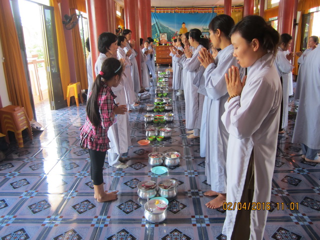 Khánh Hòa: Khóa tu Bát quan trai kỳ IV ở Tịnh xá Ngọc Sơn.