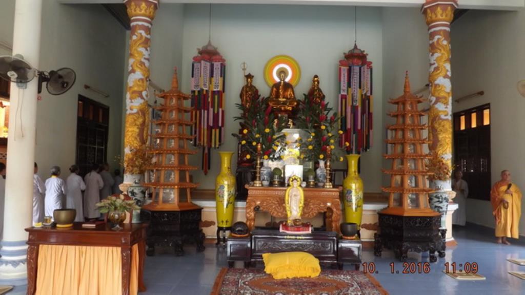 Đạo tràng Bát Quan Trai chùa Đức Hòa tổng kết cuối năm