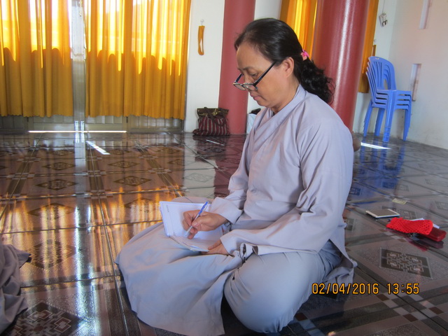 Khánh Hòa: Khóa tu Bát quan trai kỳ IV ở Tịnh xá Ngọc Sơn.