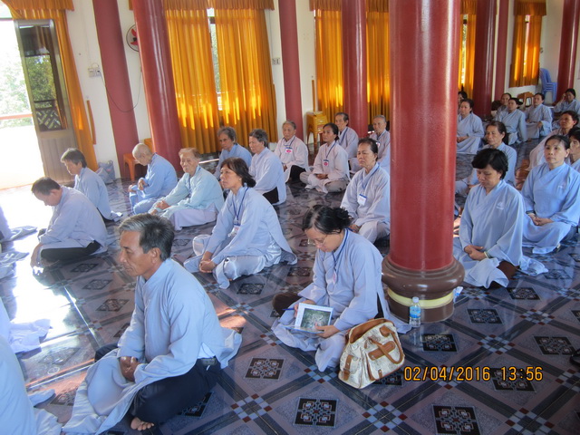 Khánh Hòa: Khóa tu Bát quan trai kỳ IV ở Tịnh xá Ngọc Sơn.