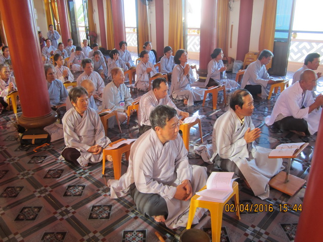 Khánh Hòa: Khóa tu Bát quan trai kỳ IV ở Tịnh xá Ngọc Sơn.