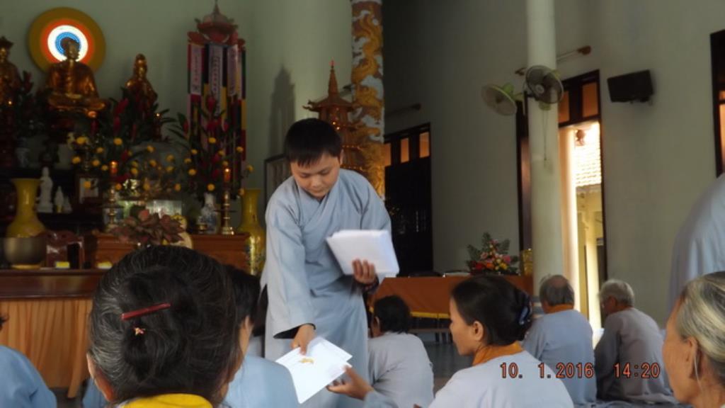 Đạo tràng Bát Quan Trai chùa Đức Hòa tổng kết cuối năm