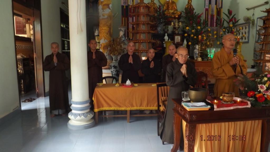 Đạo tràng Bát Quan Trai chùa Đức Hòa tổng kết cuối năm