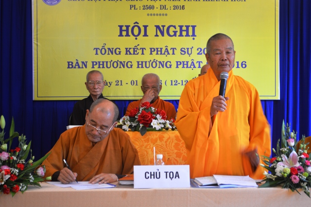 Khánh Hòa: Phật Giáo Khánh Hòa Tổng kết Phật sự 2015