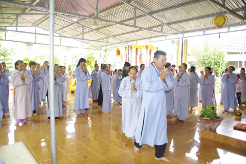 Khánh Hòa: Chùa Minh Đức Khóa tu “Một Ngày An Lạc” tổng kết năm 2015