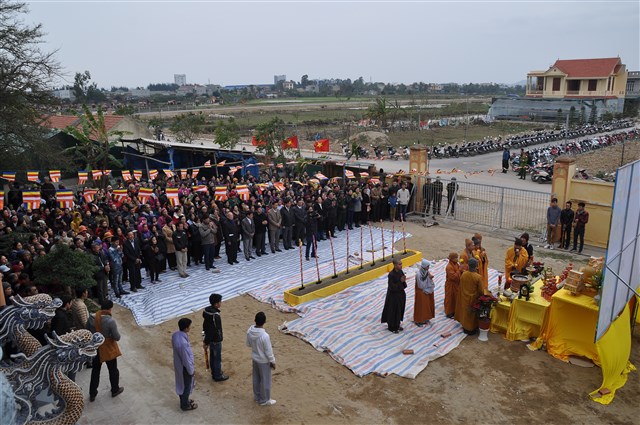 Thanh Hóa: Khai mạc lễ hội Quan Âm truyền thống 2016 và khởi công xây dựng điện Mẫu chùa Bái Chăm