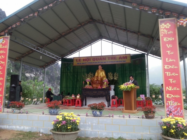Thanh Hóa: Khai mạc lễ hội Quan Âm chùa Linh Ứng