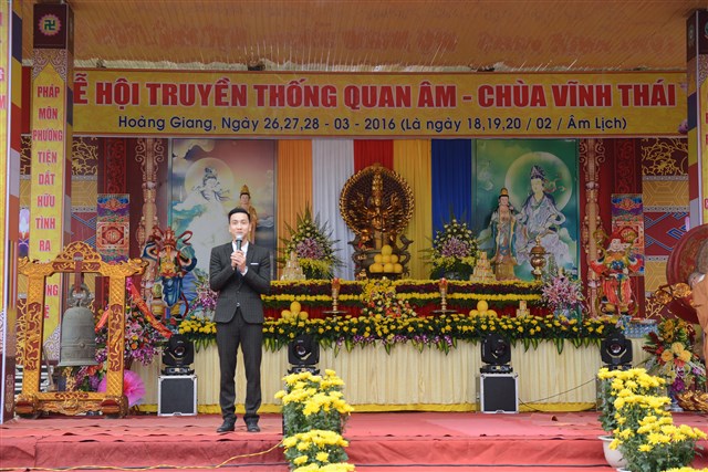 Thanh Hóa: Khai mạc lễ hội truyền thống Quan Âm chùa Vĩnh Thái năm 2016.