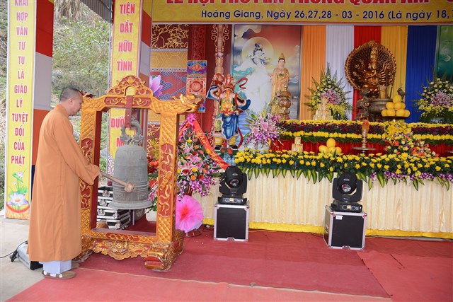 Thanh Hóa: Khai mạc lễ hội truyền thống Quan Âm chùa Vĩnh Thái năm 2016.