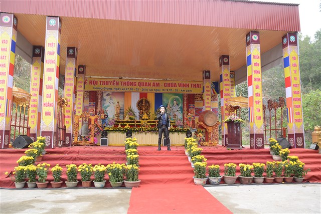 Thanh Hóa: Khai mạc lễ hội truyền thống Quan Âm chùa Vĩnh Thái năm 2016.