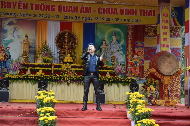 Thanh Hóa: Khai mạc lễ hội truyền thống Quan Âm chùa Vĩnh Thái năm 2016.